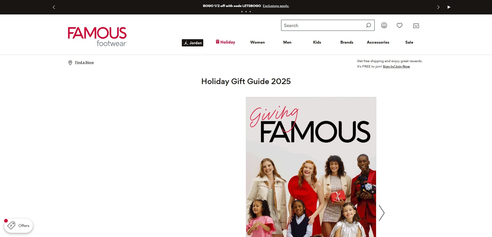 Famous Footwear promo code